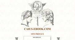 Desktop Screenshot of caius-ebook.com