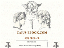 Tablet Screenshot of caius-ebook.com